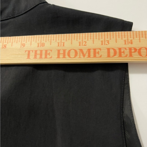 Polo Garage High/Low Maxi/Midi Black Sleeveless Dress with Pockets, V Neck Small - Picture 10 of 16